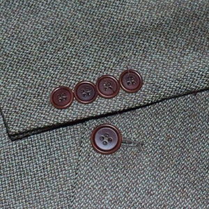 Brooks Brothers Wool Green Olive Blazer Mens Sport Coat Jacket‎ Size 42-Long